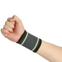 Фото 2 — Бандаж еластичний для зап'ястя RIAS Wrist Support Black-Green