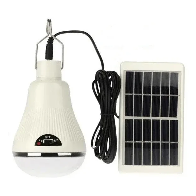 Аккумуляторный фонарик 10W с солнечной панелью Golden Road GR-020, для улицы и помещений