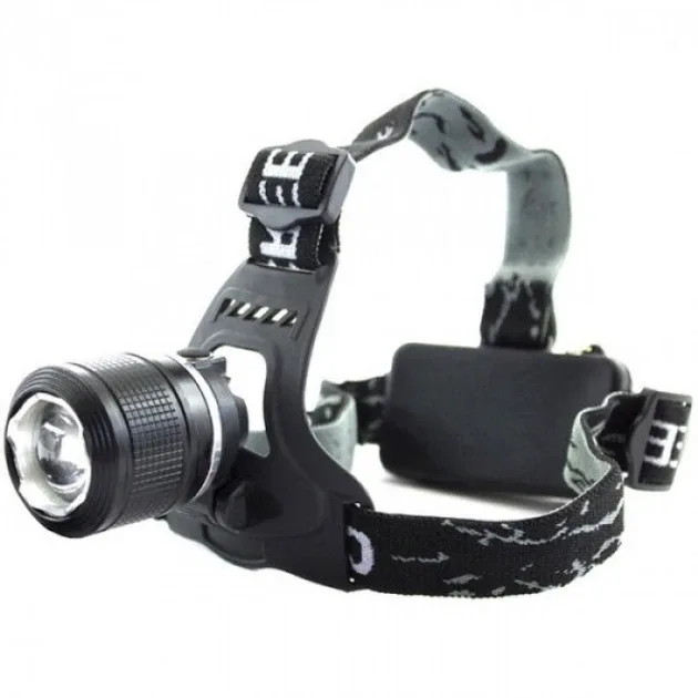 Headlamp LED T6 Bailong BL-2199-T6 with 2×18650 battery, black