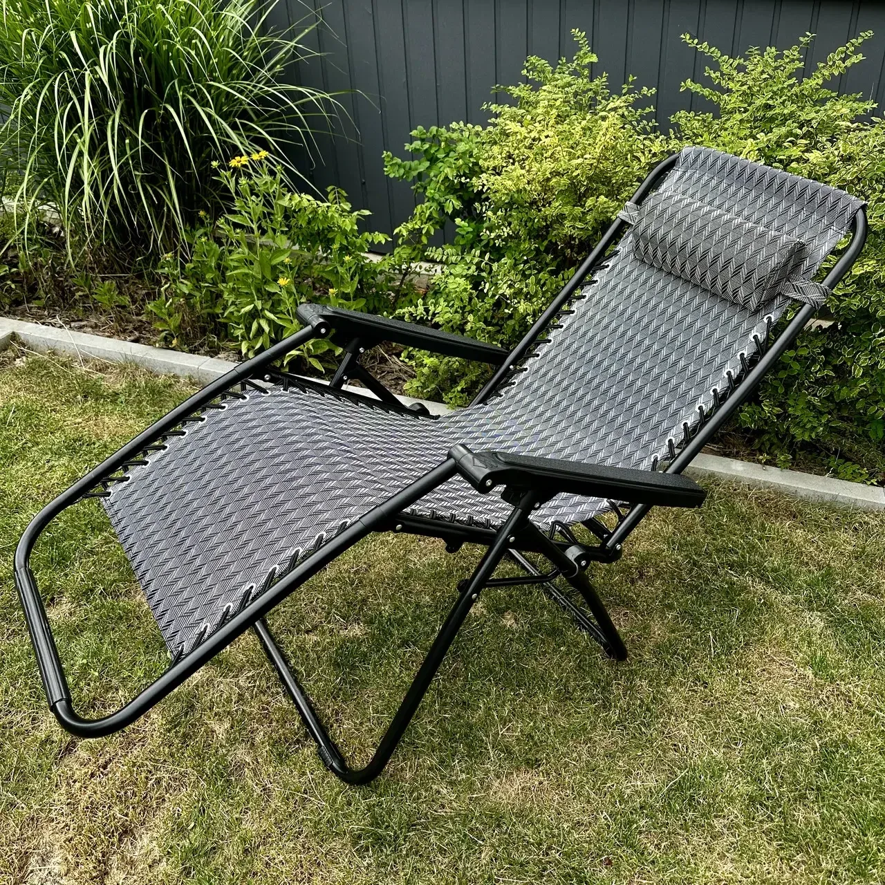 Шезлонг-крісло польський Zero Gravity, навантаження до 150 кг, пляжний