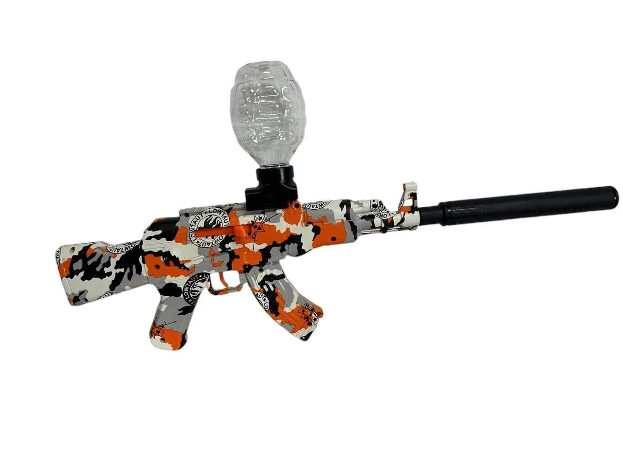 Детский игрушечный автомат-стрелялка с орбизами GUN TOYS, 53 см, гелевые шарики