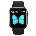 Фото 2 — Смарт-годинник Smart Watch T500, сенсорний екран, пульсометр, голосовий виклик, чорний