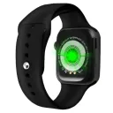 Фото 3 — Смарт-годинник Smart Watch T500, сенсорний екран, пульсометр, голосовий виклик, чорний