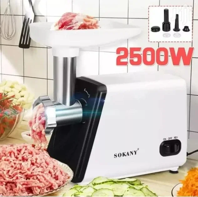 М'ясорубка Sokany SK-312 електрична 2400 Вт