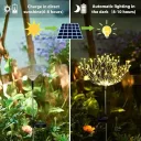 Фото 2 — Ліхтар садовий Феєрверк на сонячній батареї 90 led HA-38