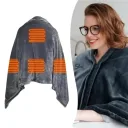Фото 4 — Електроковдра з підігрівом (155×80 см), USB Electric Heating Shawl Blanket