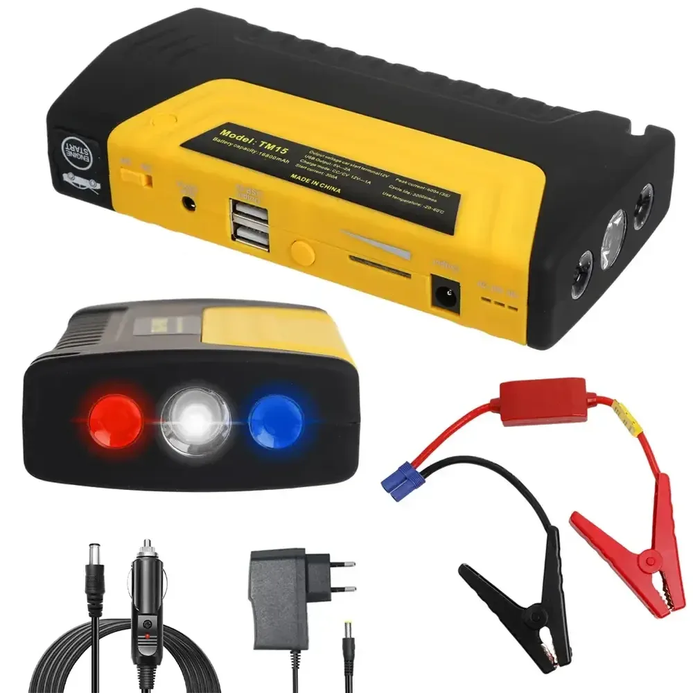 Пускозарядное устройство для автомобиля JUMPSTARTER TM15, 50800 мАч