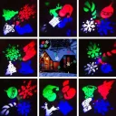 Фото 6 — Уличный лазерный проектор с рисунками Festival Projection Lamp Star Shower, 12 картинок