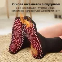 Фото 2 — Термошкарпетки з підігрівом, турмалінові самонагрівальні, розмір 34-40, чорні