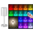 Фото 2 — Декоративний LED світильник Crystal Light з пультом ДК, настільна акумуляторна лампа