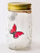 Фото 6 — Нічник декоративний Метелик у банці Butterfly, інтерактивний, з підсвіткою