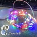Photo 1 — Musical LED string light USB RGB multicolor, clear wire SF-4
