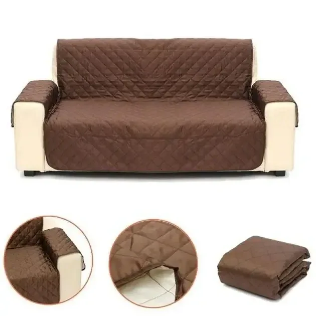 Накидка на диван двостороння Couch Coat, водонепроникна, коричнева