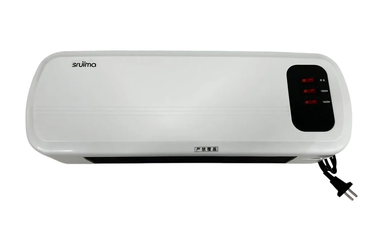 Тепловентилятор Sruima QT-26 2000 Вт настенный керамический, 20 м2, 3 режима работы