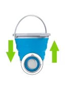 Фото 3 — Відро туристичне складане SmartUS Collapsible Bucket, 10 л