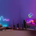 Фото 4 — Світлодіодна неонова USB стрічка RGB SFK-11 з Bluetooth керуванням через телефон, гнучка, 5м