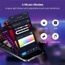 Фото 2 — Світлодіодна неонова USB стрічка RGB SFK-11 з Bluetooth керуванням через телефон, гнучка, 5м