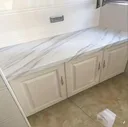 Photo 2 — Self-Adhesive Marble Film for Furniture and Kitchen, 3m × 60cm, White Marble