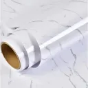 Photo 4 — Self-Adhesive Marble Film for Furniture and Kitchen, 3m × 60cm, White Marble