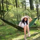 Photo 5 — Camping hammock GMSK-01 260x140 cm with mosquito net and pocket, Pixel camo
