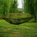 Photo 6 — Camping hammock GMSK-01 260x140 cm with mosquito net and pocket, Pixel camo