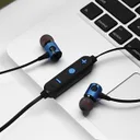 Фото 2 — Навушники з Bluetooth/MicroCD, магнітні, спортивні MG-G20, синій