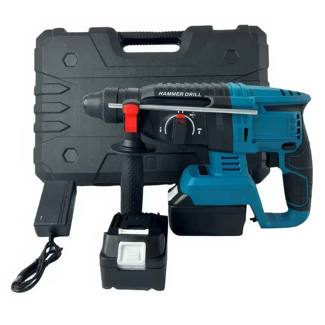 Дрель-перфоратор аккумуляторная Hammer Drill, 2 аккумулятора 48V, в пластиковом кейсе