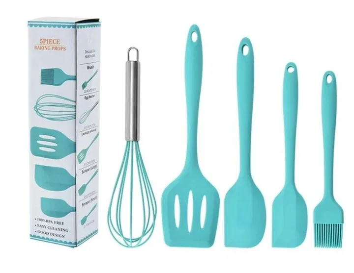 Набор силиконовых кухонных принадлежностей, 5 предметов Baking Props