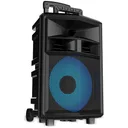 Фото 3 — Колонка портативна ZQS-12130 Bluetooth, караоке з 2 мікрофонами, micro SD/AUX/USB