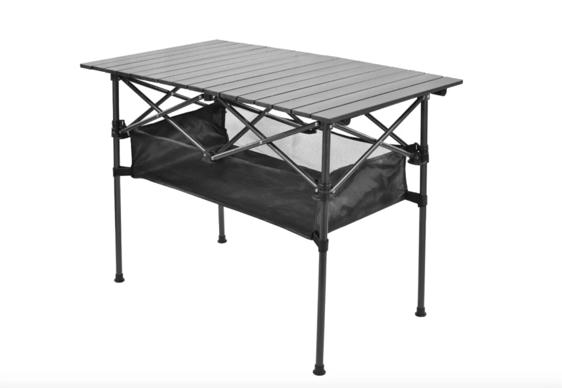 Стол складной туристический для пикника, 95x57x50 см, в чехле, чёрный