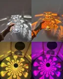 Фото 5 — Настільна лампа-нічник Diamond RGB на акумуляторі, 16 кольорів