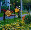 Photo 4 — Solar garden lamp (watering-can/jug/teapot shape), wrought, 80 cm, LED