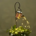 Photo 6 — Solar garden lamp (watering-can/jug/teapot shape), wrought, 80 cm, LED