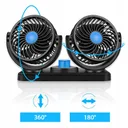 Фото 2 — Вентилятор автомобільний CAR SMALL FAN F30, подвійний, на панель приборів, 12V