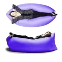 Photo 3 — Inflatable lounger air mattress AIR CUSHION 180x70 purple