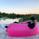 Фото 1 — Матрац надувний AIR SOFA CLOUD 180х70 см, рожевий, шезлонг-ламзак