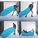 Photo 5 — Inflatable lounger sofa (Lamzac), blue, 180x70 cm
