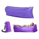 Photo 1 — Inflatable lounger air mattress AIR CUSHION 180x70 purple