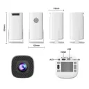Photo 3 — Android Gaming Projector HA-199 with Joysticks + Remote, white