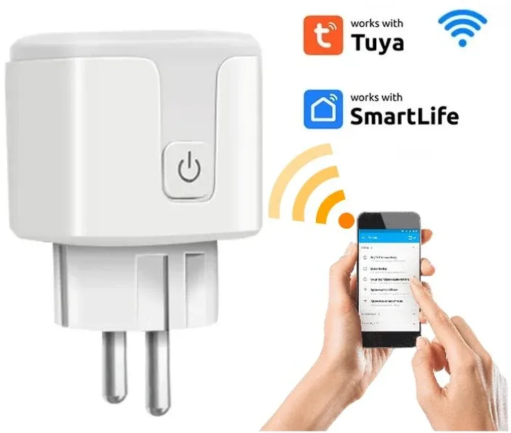 Розумна WiFi розетка Smart 16А 3680 Вт, керування через телефон