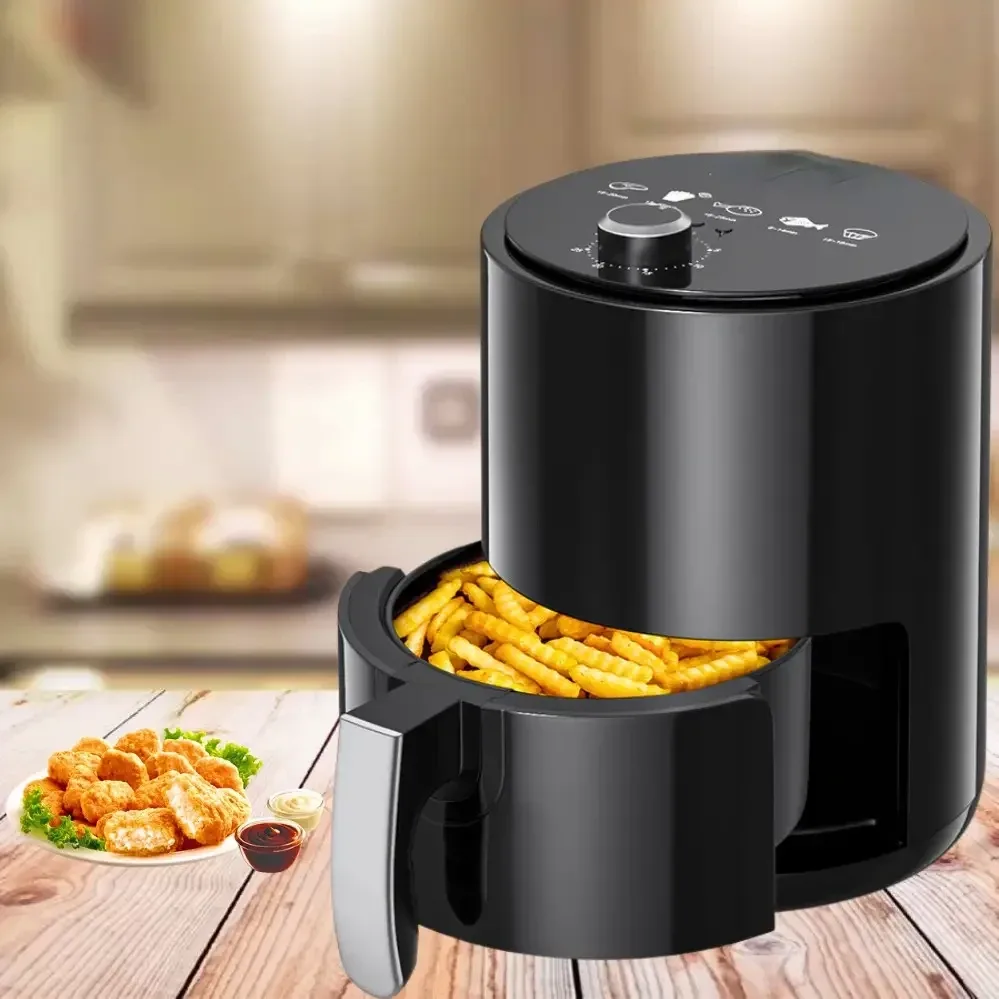Аэрофритюрница Air Fryer BW-3011, без масла, съемная чаша 3,2 л, с таймером
