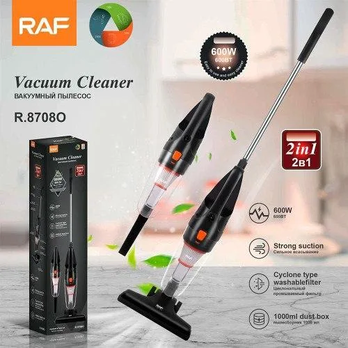 Вертикальний пилосос RAF R8708O, 600 Вт, з фільтром HEPA