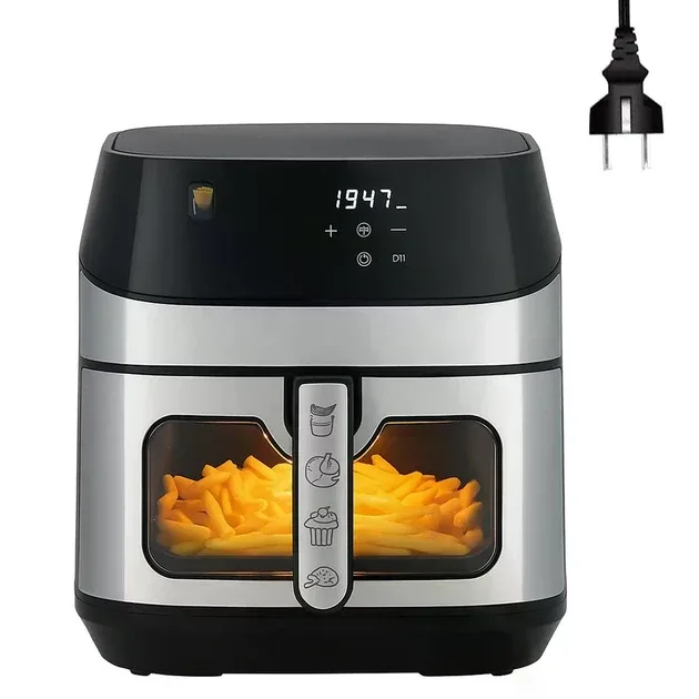 Аерофритюрниця-мультипіч Domotec MS-3222, 2800 Вт, 12 л, сенсорне керування, чорна