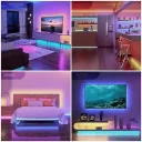 Фото 5 — Гірлянда світлодіодна LED RGB 5050, 5 м, IP67 водонепроникна, USB 5.5V, керування Bluetooth + звук + пульт
