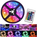 Фото 2 — Гірлянда світлодіодна LED RGB 5050, 5 м, IP67 водонепроникна, USB 5.5V, керування Bluetooth + звук + пульт