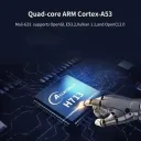 Фото 2 — Міні-проектор Magcubic HY300, 4K UHD, чорний, Android 12, Wi-Fi, Bluetooth