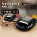 Photo 4 — Waffle Maker Sokany KJ-108W, Non-Stick Coating, Black, 750W