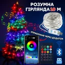 Photo 1 — LED RGB String Lights 10m for Christmas Tree, Waterproof IP65, Smart Control