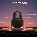 Фото 6 — Міні-проектор Magcubic HY300, 4K UHD, чорний, Android 12, Wi-Fi, Bluetooth