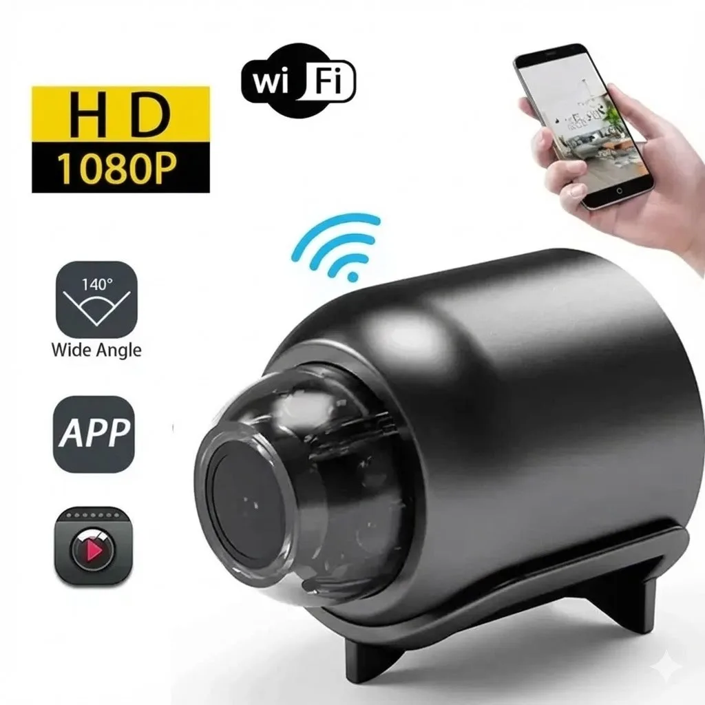 Мини Wi-Fi камера видеонаблюдения X5 Mini с датчиком движения и ночной съемкой 1080P